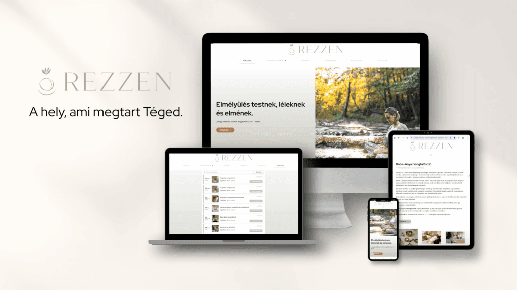 Bizzi Design - WordPress honlap készítés eseményfoglalóval -Pécs - Rezzen